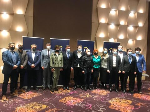 Reprezentanți ai Federației Patronatelor din Industria Ospitalității din România.