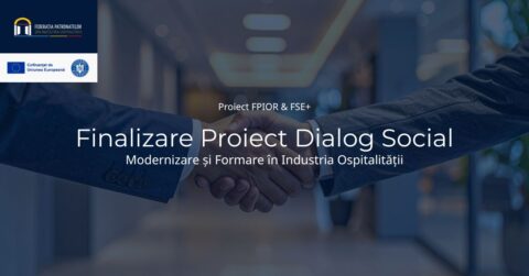 Finalizare proiect dialog social industria ospitalității